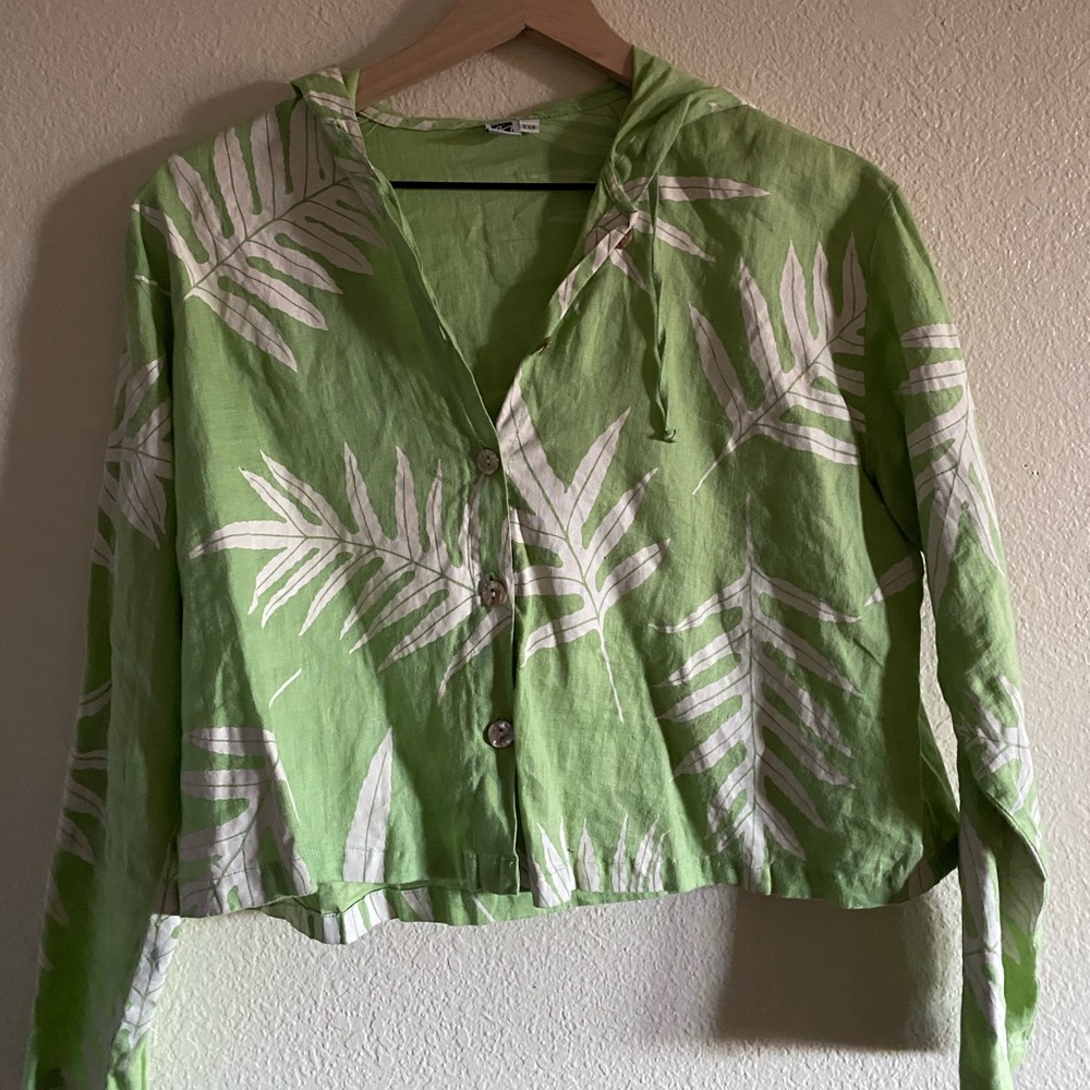 Sig Zane Linen Hoodie